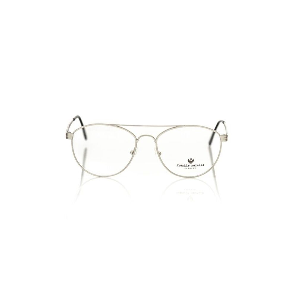 Frankie Morello Silver Metallic Unisex Men's Frame